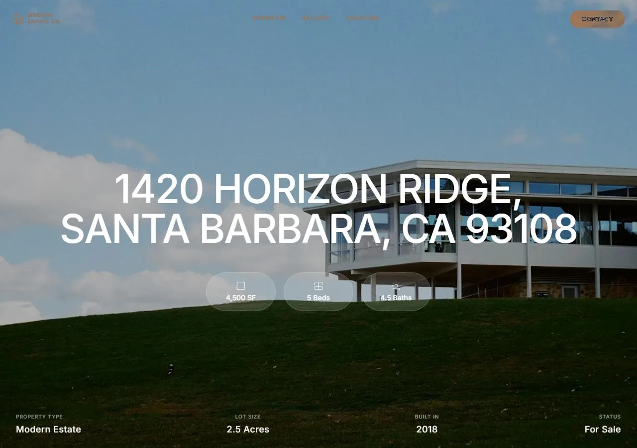 Luxury Real Estate Listing