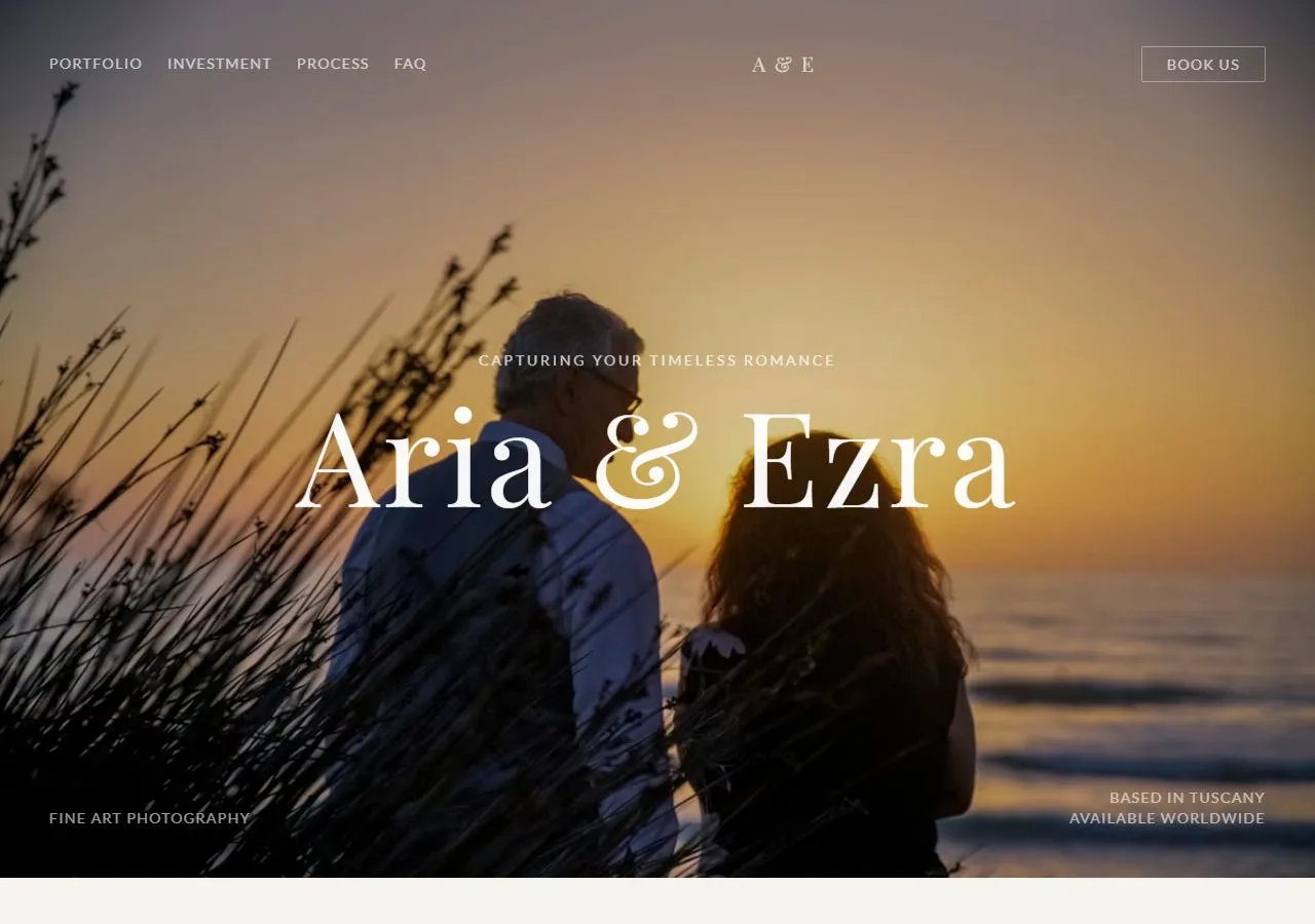 Elegant Wedding Photography Template