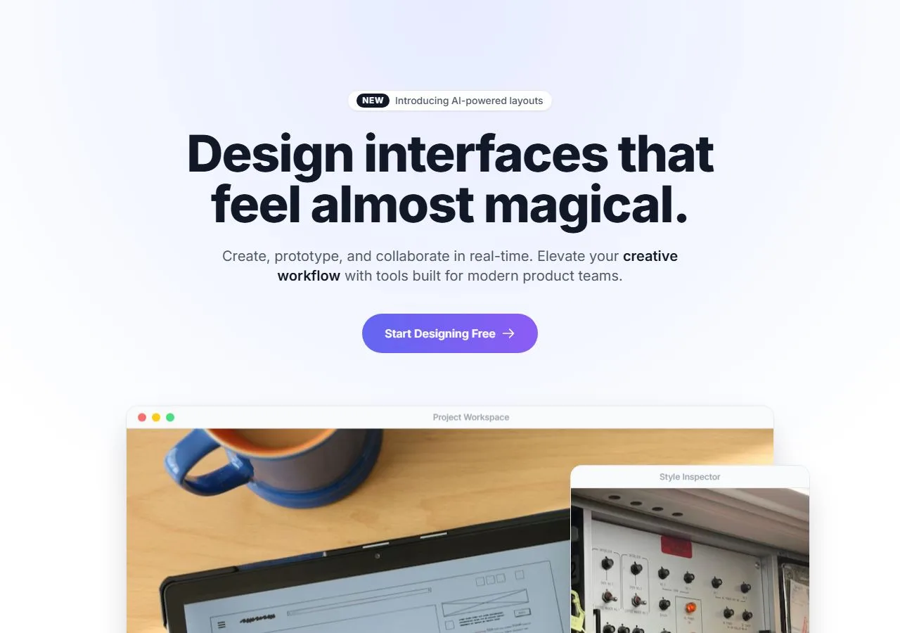 Productivity SaaS Landing Page