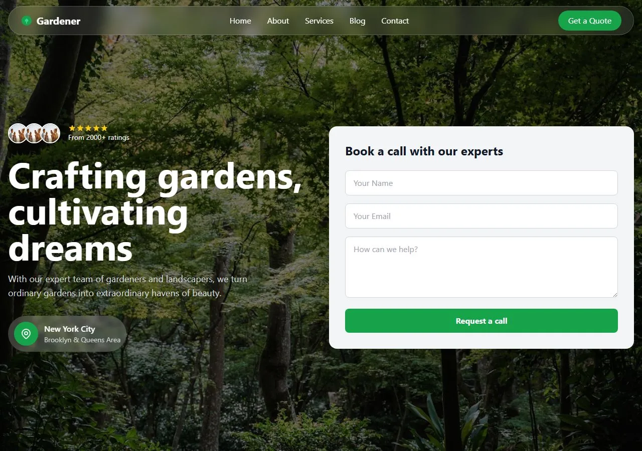 Green Landscaping Service Template
