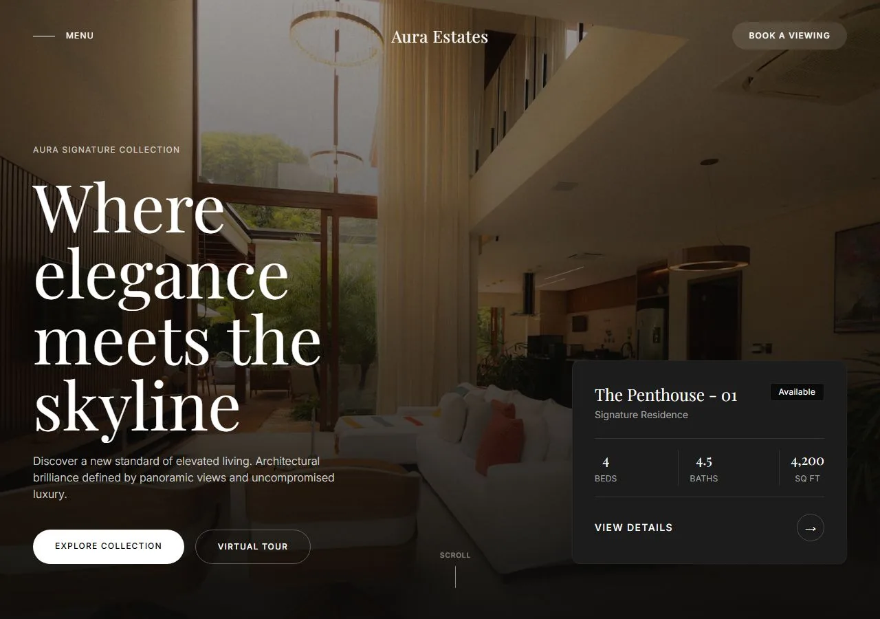 Luxury Property Showcase Template