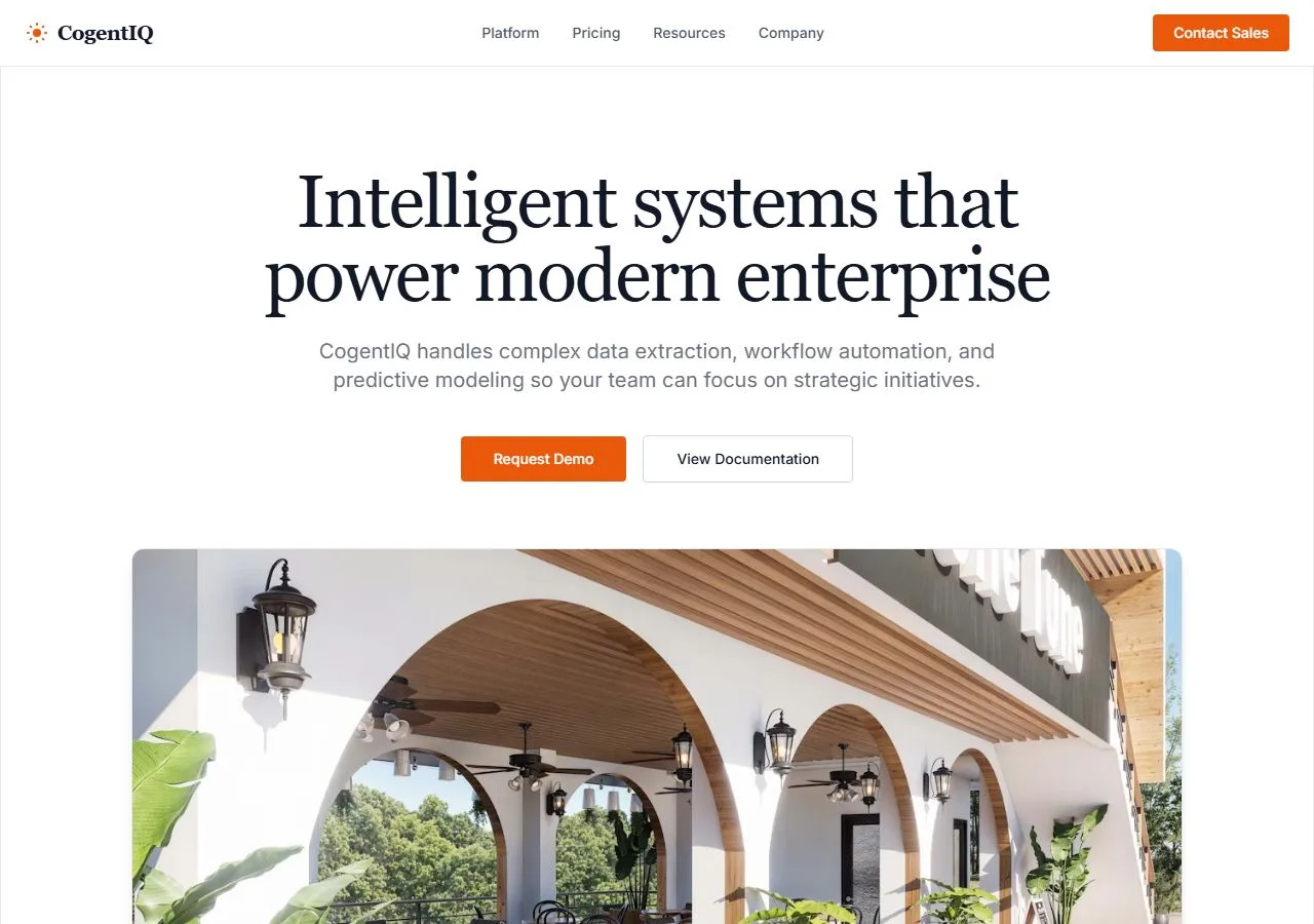 AI Automation Landing Page