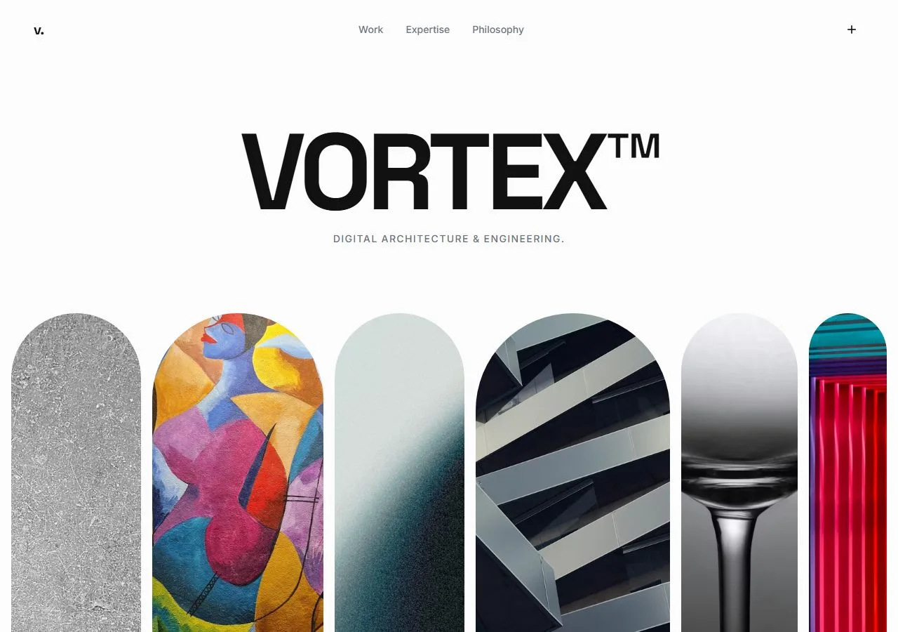 Vortex Digital Architecture Landing
