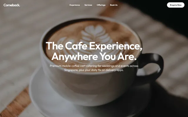 Comeback Coffee Mobile Cafe