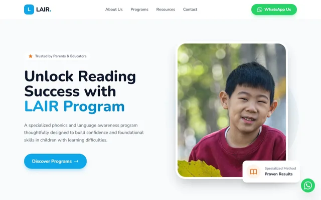 LAIR Educational Website Template